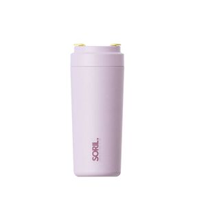 SORIL時序不鏽鋼保溫杯480ml-薰紫