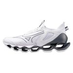 Mizuno Prophecy 男 慢跑鞋 彈力 支撐 緩震 美津濃 白 銀 [J1GC255132], , large