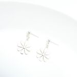 【Angel & Me】Daisy Flower s925 sterling silver earrings (changeable ear clips), , large