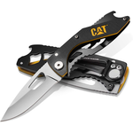 [CAT] 六吋多用途折疊刀 - 銀色刀柄-開瓶器功能/980298, , large