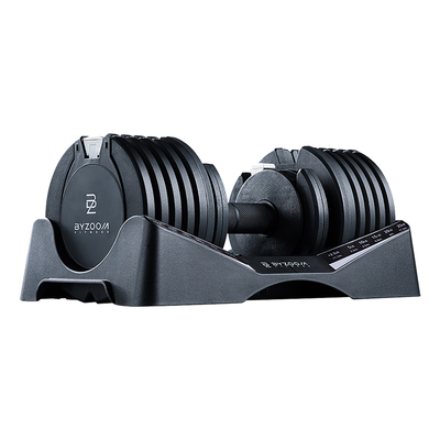 【BYZOOM FITNESS】Pure Series 12.5kg(27.5LB) 10段重量 可調式啞鈴