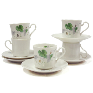 [豐名日本餐具] 咖啡杯五客入組 葡萄藤 / C00CS5-32-2