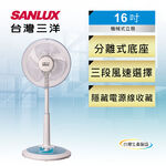 SANLUX 台灣三洋 16吋直立定時立扇 / 電風扇 EF-16STA2, , large