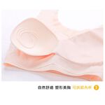 大尺碼-美背-蕾絲-無痕-無鋼圈-內衣-膚/黑/深藍/粉-0302025, , large