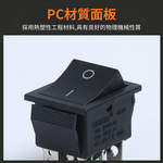 KCD4 rocker-type power switch, four-pin, two-position, 30A - red., , large