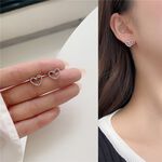 【Gulicc】古莉可 耳環 韓版簡約麻花愛心耳環, , large