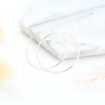 【Angel & Me】幾何 大圓 圓圈 s925 純銀耳環 聖誕節 情人節禮物, , large
