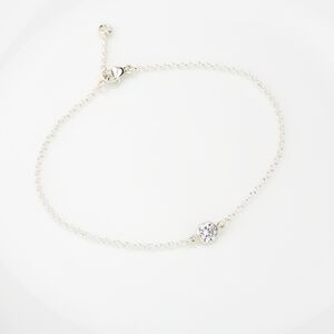 【Angel & Me】Single Swiss Diamond /Zircon s925 sterling silver bracelet