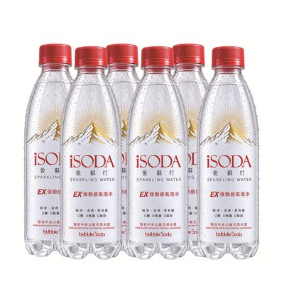 iSODA愛蘇打EX強勁感氣泡水500ml/6瓶 ［凱上有限公司］