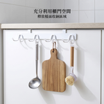 【上手家居】櫃門後掛勾收納架(掛鉤/無痕掛勾/門後收納/門後架/掛鈎), , large