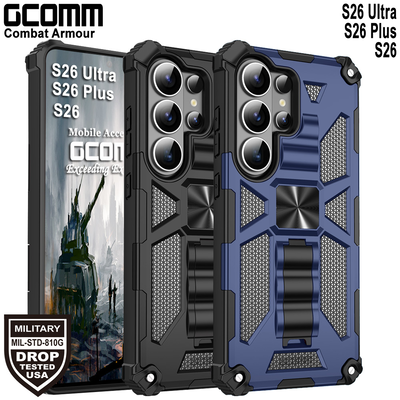 GCOMM 三星 S26 Plus 軍規戰鬥盔甲保護殼 Combat Armour 黑戰甲
