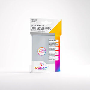 【Asmodee】第三層磨砂牌套標準尺寸 69 X 94 Gamegenic Outer Sleeves Matte