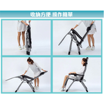 【G+居家】無段式3D紓壓布休閒躺椅-金咖啡色-方管加強版 贈杯架(折疊椅/孝親椅/午睡椅/折合椅/涼椅/休閒椅/折疊躺椅/陽台涼椅), , large
