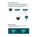 TP-LINK 昌運監視器組合 VIGI NVR1004H-4P 主機+VIGI C220I 2MP 半球網路攝影機*4, , large