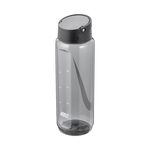 NIKE TR RECHARGE 旋蓋式水壺 24OZ/709ml 隨身杯 水瓶 運動水壺 健身 可機洗 防漏 透明黑, , large