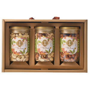 Mixed Nuts Gift Box (Almond, Cashew & Nut Mix) | Low-Temperature Roasted, Healthy Original Flavor, Ideal for Corporate & Festival Gifts【ChouChou Enterprise】