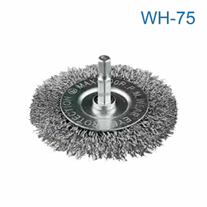 鉅玉經典｜Hexagonal handle wire brush, flat type with handle WH-75