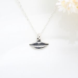 【Angel & Me】Kiss Lips s925 sterling silver necklace Birthday Christmas gift