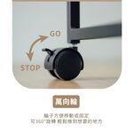 四抽櫃 移動櫃 抽屜衣物收納 邊櫃 抽屜櫃 床頭收納櫃 DR266, 原木色, large