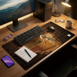 【Monster】 3D Scene Desk Mat (60x34cm) &ndash; Naughty Bunny, , large