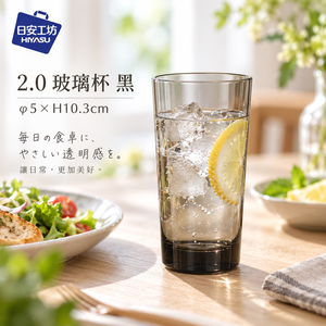 【HIYASU日安工坊】2.0 玻璃杯 黑