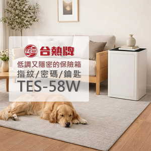 台熱牌 指紋/密碼/鑰匙/遠端控制智能保險箱/櫃(TES-58W)