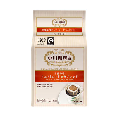京都小川 中焙摩卡有機濾掛咖啡 6P【Mia C'bon 限定】