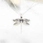 【Angel & Me】Dragonfly s925 sterling silver necklace Birthday Valentine Day gift, , large