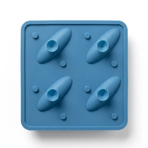 3D立體鯊魚冰塊模具 帶蓋矽膠製冰盒 動物造型冰格 創意DIY製冰模