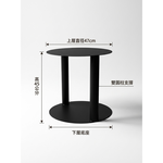 【 SHAONIANNA.TW 】金屬小茶几｜迷你圓形客廳茶几｜沙發邊几 簡約風, , large