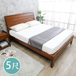 【BODEN】莫爾5尺雙人實木床架/床組, , large