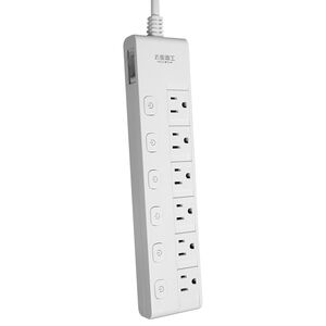 蓋安全七開六插滑蓋電腦線3P/6尺