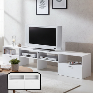 Retractable TV cabinet