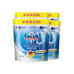 [finish 亮碟] 洗碗機量子極淨洗碗凝珠 50顆 x 4包 (洗碗膠囊/乾硬油污/洗碗機專用洗劑), , large