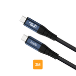 【 HODA 好貼 】100W 5A USB3 USB-C to C 2M 快速充電編織線材 Type-C 傳輸線 充電線, , large