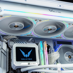 VK V360WH-SI 白 ｜360mm 水冷排｜3.5 吋 IPS LCD 螢幕｜裸排無風扇｜ 工包版本, , large