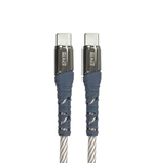 【台陞科技】REAICE Type-C to Type-C 1.2M 耐磨編織充電線 60W快充/傳輸線 RC-CCG2408-AI 柊雪, , large
