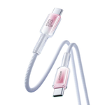【山水之寶】JOYROOM 60W TYPEC To TYPEC 晶透系列 快速充電傳輸線 120cm, , large