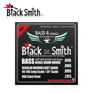 BlackSmith ANW-45105-4-34 奈米碳纖維AOT薄包膜 電貝斯套弦【敦煌樂器】