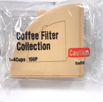 Japan-Made Cone Coffee Filters &ndash; 2&ndash;4 Cup, 100 Sheets | Unbleached, Natural Paper &ndash; JA-P-006-V02, , large
