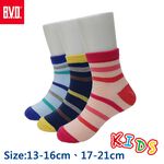 【BVD】舒適橫紋1/2童襪-B266.B267 短襪, , large