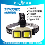 鉅玉經典｜25W充電式感應頭燈 HK-K1136, , large