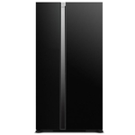 【HITACHI 日立】595公升變頻琉璃對開冰箱RS600PTW_GBK琉璃黑, , large
