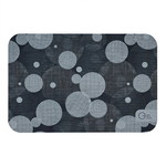【Monster】Thick Soft Diatomaceous Earth Absorbent Mat &ndash; Circle Flow (60x40cm) &ndash; Slate Blue, , large