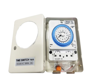 【感應王照明】STP-201標準型定時器【20A-機械式操作-可停電補償-24小時計時型-石英電路計時-台灣製造】