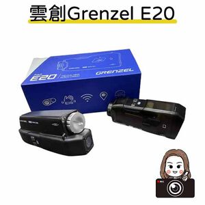 ◆六姐的店◆雲創Grenzel E20雙鏡頭頭戴式行車記錄器