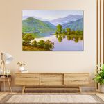【御畫房】山青水秀 國家一級畫師手繪油畫60&times;90cm(VF-80), , large
