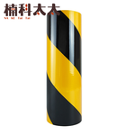 警示膠帶PET黑黃色斑馬線 40公分*46M 618-TBY4046, , large