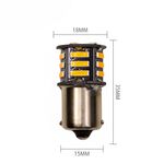 【PA LED】 1156 斜角 P21YW BAU15S 21晶 SMD LED 黃光 橘光 方向燈 角燈, , large