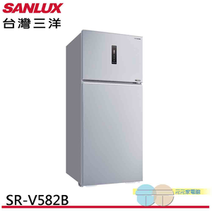 SANLUX台灣三洋 580公升一級變頻雙門電冰箱 SR-V582B